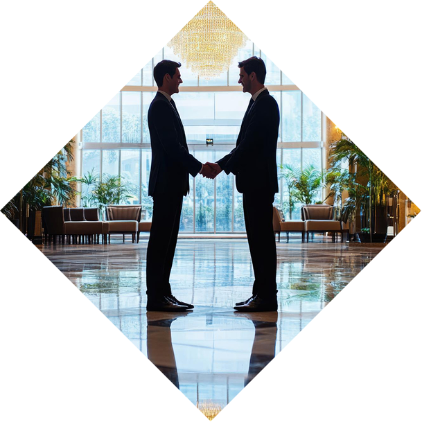 Hotel Partners Handshake